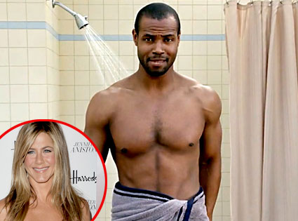 Isaiah Mustafa, Jennifer Aniston Isaiah Mustafa, Jennifer Aniston